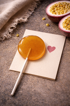 Passion Fruit Lollipops (12 Handcrafted Lollipops)
