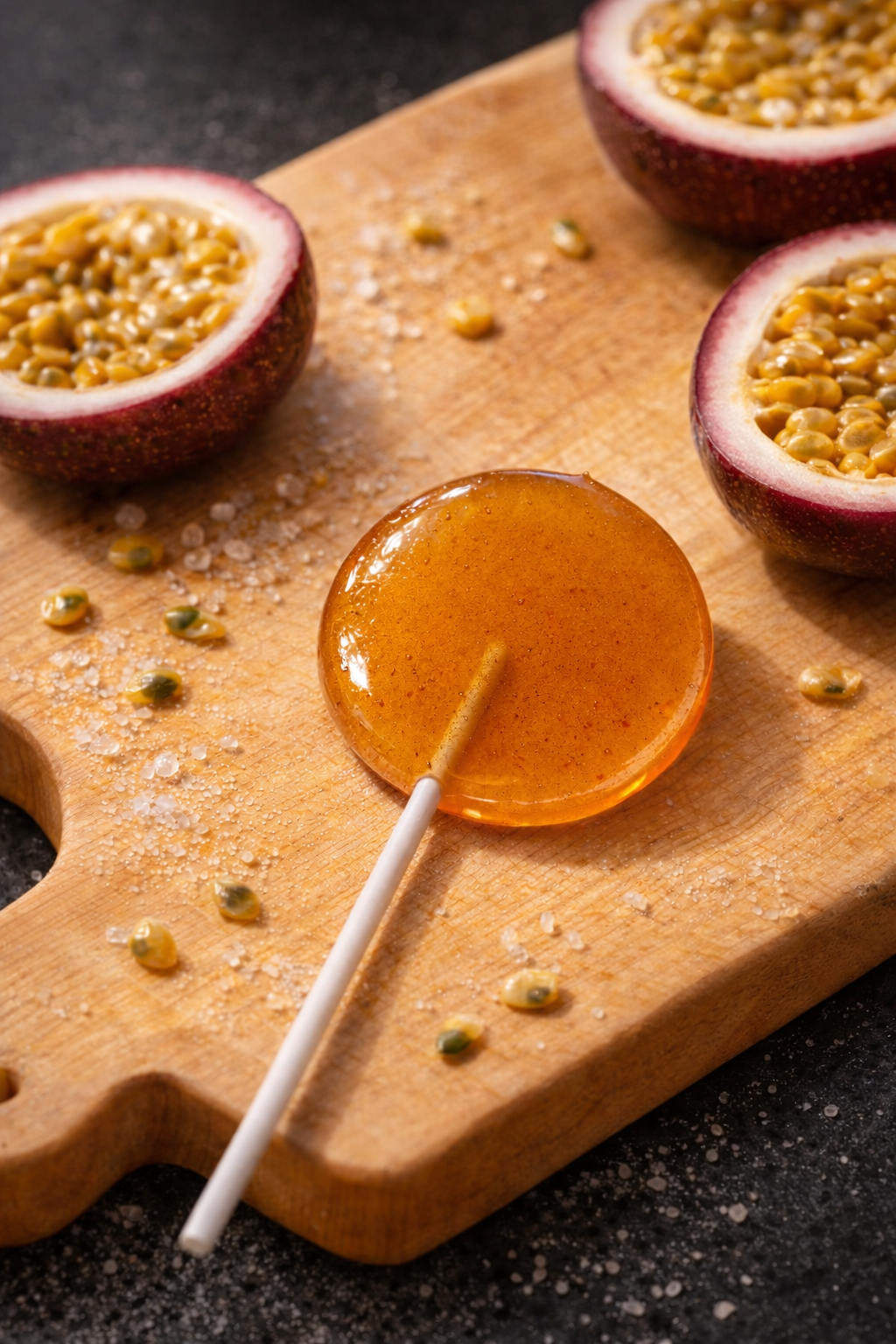 Passion Fruit Lollipops (12 Handcrafted Lollipops)