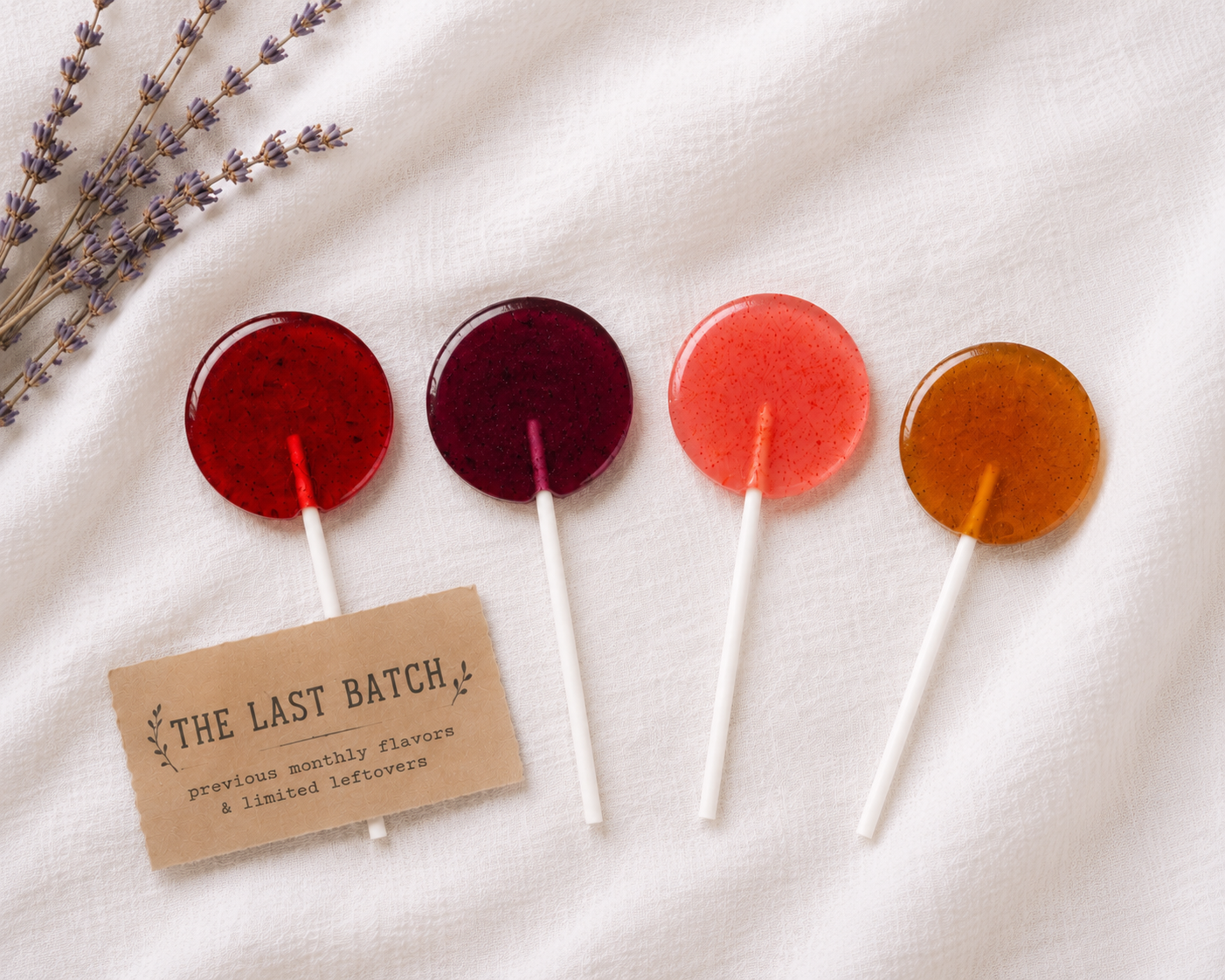 The Last Batch Lollipops (12 Handcrafted Lollipops)