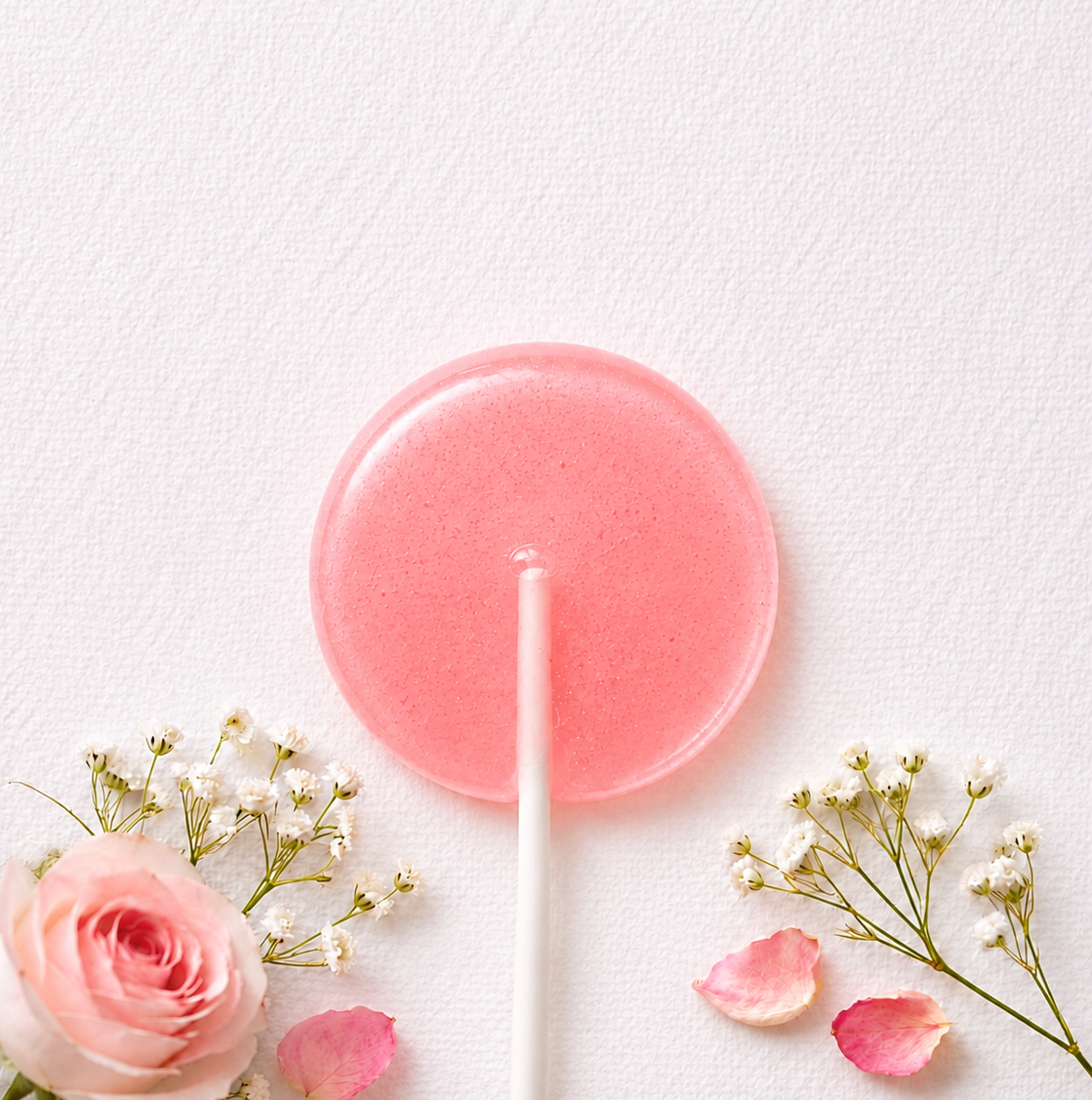 Pear Rose (12 Handcrafted Lollipops)
